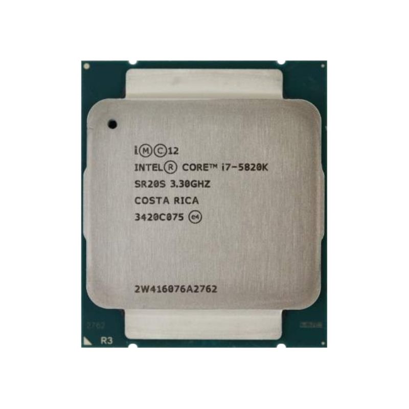 Intel Core i7-5820K Processor, 6 Cores, 12 Threads, 3.3 GHz (3.6 GHz Turbo), LGA 2011-v3, 15MB Cache - Desktop CPU