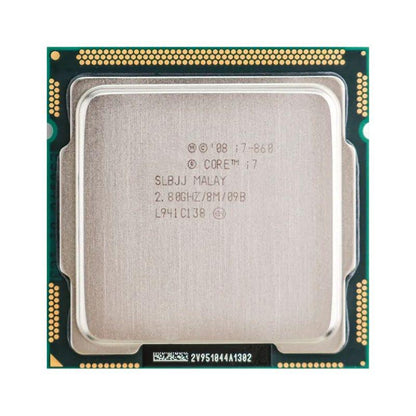 Intel Core i7-860 Processor, 4 Cores, 8 Threads, 2.8 GHz (3.46 GHz Turbo), LGA 1156, 8MB Cache - Desktop CPU