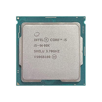 Intel Core i5-9600K Processor, 6 Cores, 6 Threads, 3.7 GHz (4.6 GHz Turbo), LGA 1151, 9MB Cache - Desktop CPU