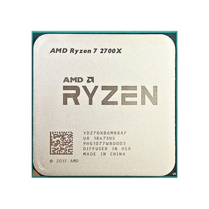 AMD Ryzen 7 2700X Processor, 8 Cores, 16 Threads, 3.7 GHz (4.3 GHz Turbo), AM4 Socket, 16MB Cache - Desktop CPU