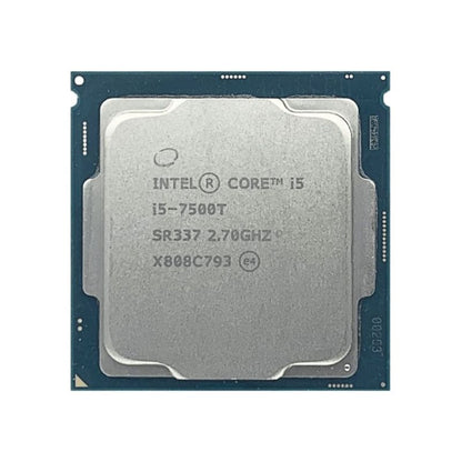 Intel Core i5-7500T Processor, 4 Cores, 4 Threads, 2.7 GHz (3.3 GHz Turbo), LGA 1151, 6MB Cache - Desktop CPU