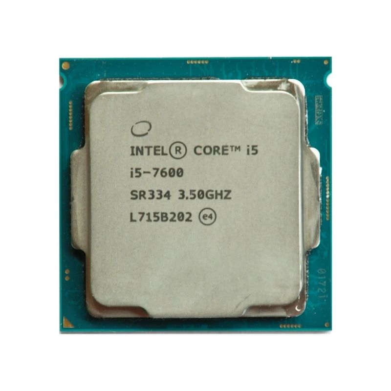 Intel Core i5-7600 Processor, 4 Cores, 4 Threads, 3.5 GHz (4.1 GHz Turbo), LGA 1151, 6MB Cache - Desktop CPU