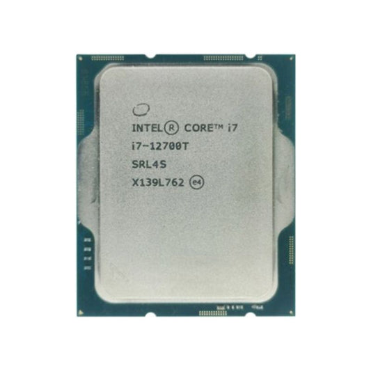 Intel Core i7-12700T Processor, 12 Cores, 20 Threads, 1.4 GHz (4.8 GHz Turbo), LGA 1700, 25MB Cache - Desktop CPU