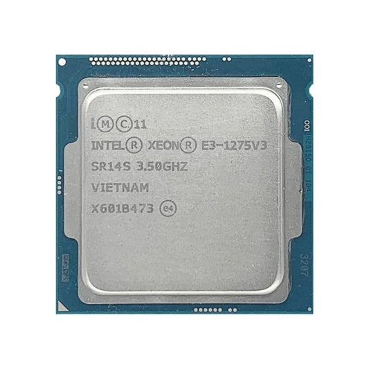 Intel Xeon E3-1275 v3 Processor, 4 Cores, 8 Threads, 3.5 GHz (3.9 GHz Turbo), LGA 1150, 8MB Cache - Server CPU