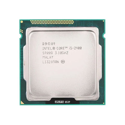 Intel Core i5-2400 Processor, 4 Cores, 4 Threads, 3.1 GHz (3.4 GHz Turbo), LGA 1155, 6MB Cache - Desktop CPU