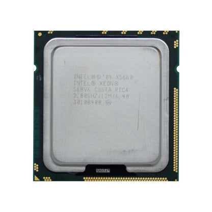 Intel Xeon X5660 Processor, 6 Cores, 12 Threads, 2.8 GHz (3.2 GHz Turbo), LGA 1366, 12MB Cache - Server CPU