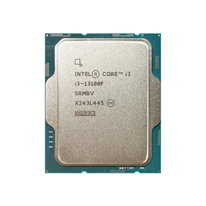 Intel Core i3-13100F Processor, 4 Cores, 8 Threads, 3.4 GHz (4.5 GHz Turbo), LGA 1700, 12MB Cache - Desktop CPU