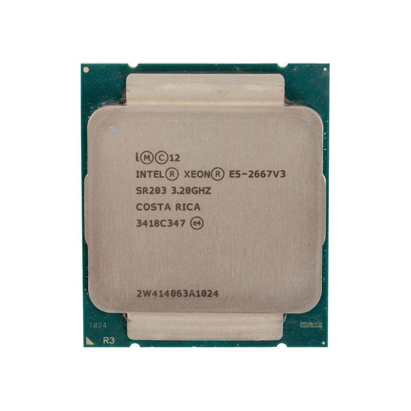 Intel Xeon E5-2667 v3 Processor, 8 Cores, 16 Threads, 3.2 GHz (3.6 GHz Turbo), LGA 2011-3, 25MB Cache - Server CPU