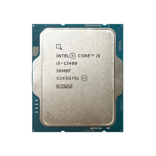 Intel Core i5-13400 Processor, 10 Cores, 16 Threads, 2.5 GHz (4.6 GHz Turbo), LGA 1700, 20MB Cache - Desktop CPU