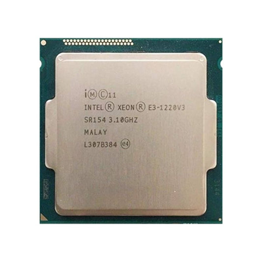 Intel Xeon E3-1220 v3 Processor, 4 Cores, 4 Threads, 3.1 GHz (3.5 GHz Turbo), LGA 1150, 8MB Cache - Server CPU