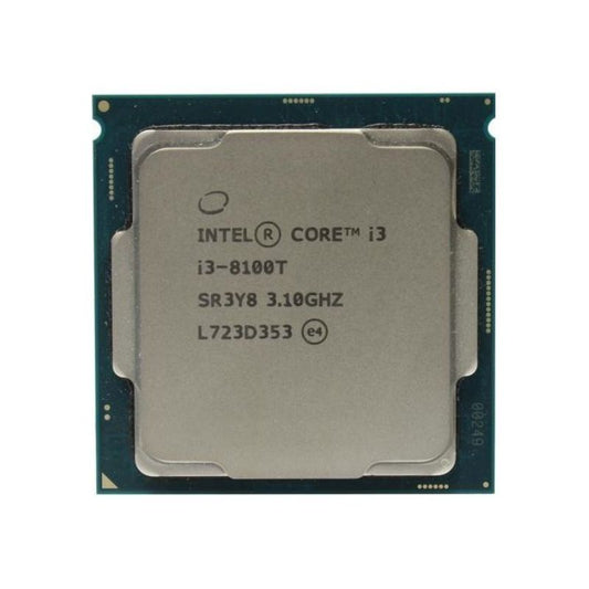 Intel Core i3-8100T Processor, 4 Cores, 4 Threads, 3.1 GHz, LGA 1151, 6MB Cache - Desktop CPU