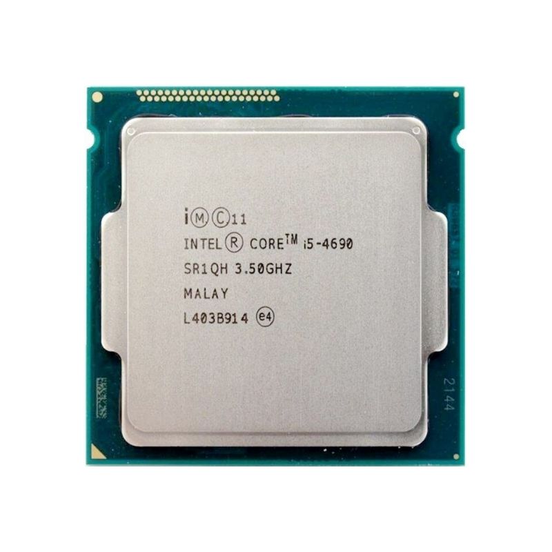 Intel Core i5-4690 Processor, 4 Cores, 4 Threads, 3.5 GHz (3.9 GHz Turbo), LGA 1150, 6MB Cache - Desktop CPU