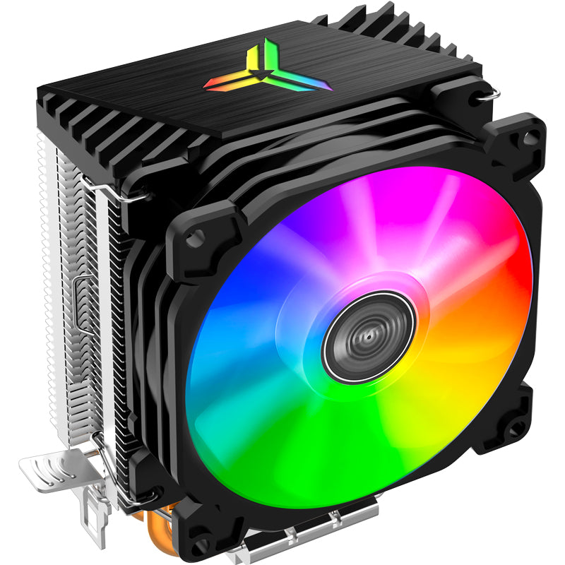 JONSBO CR1200 CPU Cooler, 120mm Fan, PWM, 800-1500 RPM, 55.2 CFM, Black