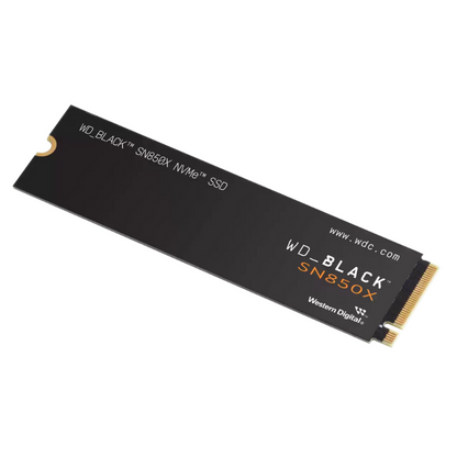 WD_BLACK SN850X 2TB NVMe Gaming SSD, PCIe Gen4, M.2 2280, 7300MB/s Read Speed, 2400MB/s Write Speed - WDS200T2X0E