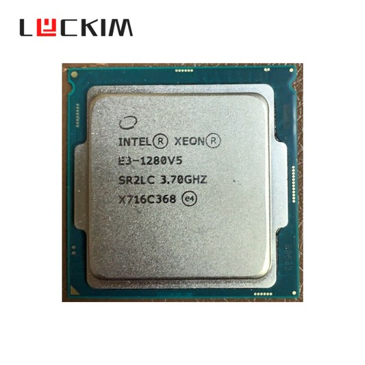 Intel Xeon E3-1280 v5 Processor, 4 Cores, 8 Threads, 3.9 GHz (4.2 GHz Turbo), LGA 1151, 8MB Cache - Server CPU