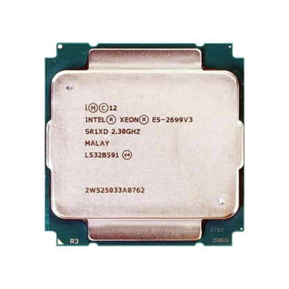 Intel Xeon E5-2699 v3 Processor, 18 Cores, 36 Threads, 2.3 GHz (3.6 GHz Turbo), LGA 2011-3, 45MB Cache - Server CPU