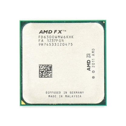 AMD FX-6300 Processor, 6 Cores, 3.5 GHz (4.1 GHz Turbo), AM3+ Socket, 8MB Cache - Desktop CPU