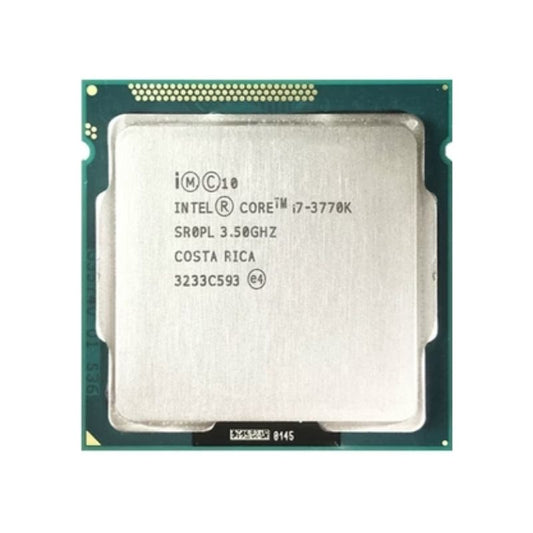 Intel Core i7-3770K Processor, 4 Cores, 8 Threads, 3.5 GHz (3.9 GHz Turbo), LGA 1155, 8MB Cache - Desktop CPU