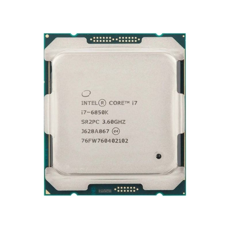 Intel Core i7-6850K Processor, 6 Cores, 12 Threads, 3.6 GHz (4.0 GHz Turbo), LGA 2011-3, 15MB Cache - Desktop CPU