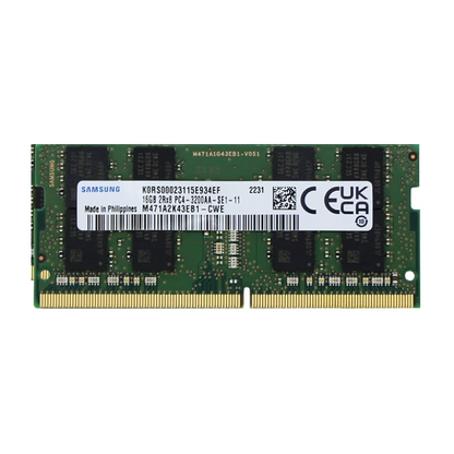 SEC DDR4 16GB 3200MHz Laptop Memory Module, PC4-25600, CL22, Unbuffered, SO-DIMM