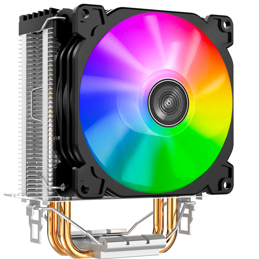 JONSBO CR1200 CPU Cooler, 120mm Fan, PWM, 800-1500 RPM, 55.2 CFM, Black