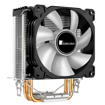 JONSBO CR1200 CPU Cooler, 120mm Fan, PWM, 800-1500 RPM, 55.2 CFM, Black