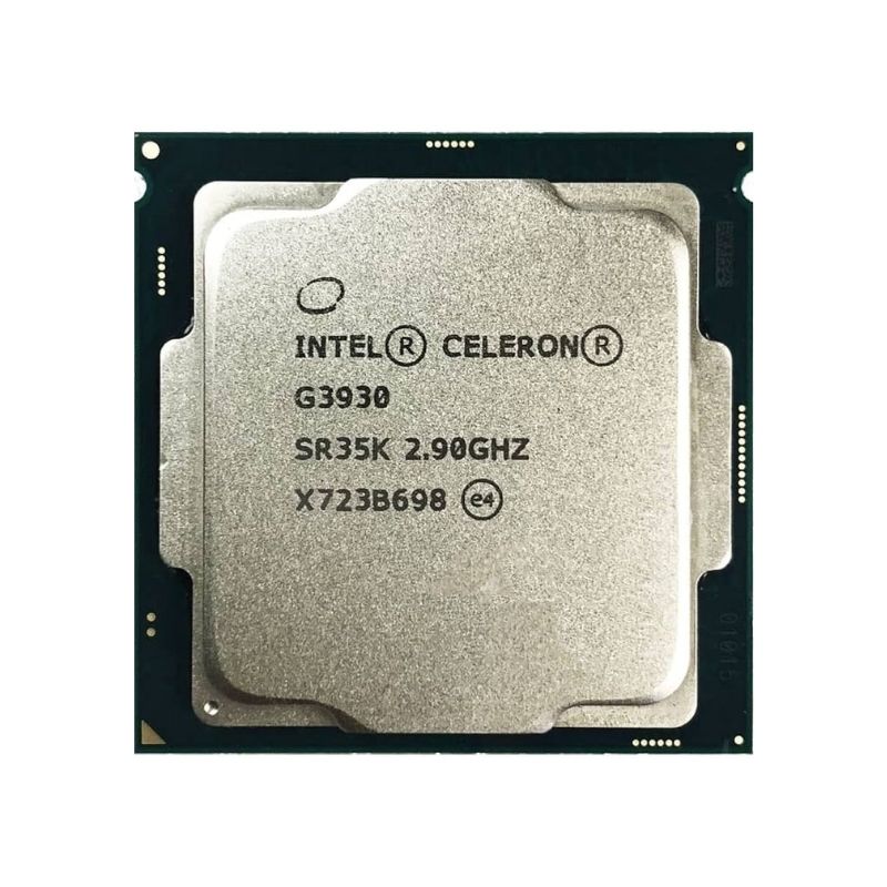 Intel Celeron G3930 Processor, 2 Cores, 2 Threads, 2.9 GHz, LGA 1151, 2MB Cache - Desktop CPU