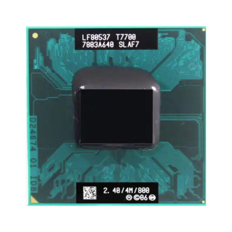 Intel Core 2 Extreme T7700 Processor, 2 Cores, 4 Threads, 2.4 GHz, Socket P, 4MB Cache - Mobile CPU