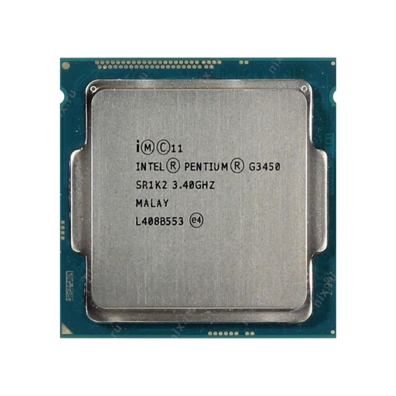 Intel Pentium G3450 Processor, 2 Cores, 4 Threads, 3.4 GHz, LGA 1150, 3MB Cache - Desktop CPU