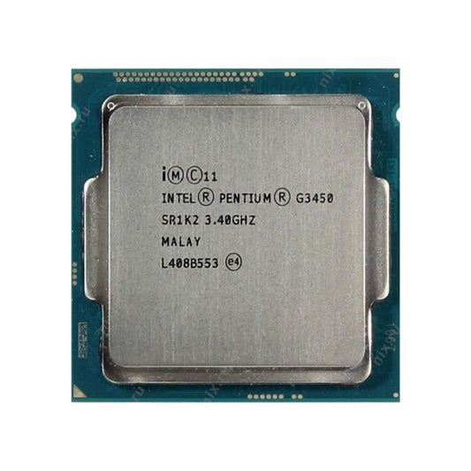 Intel Pentium G3450 Processor, 2 Cores, 4 Threads, 3.4 GHz, LGA 1150, 3MB Cache - Desktop CPU