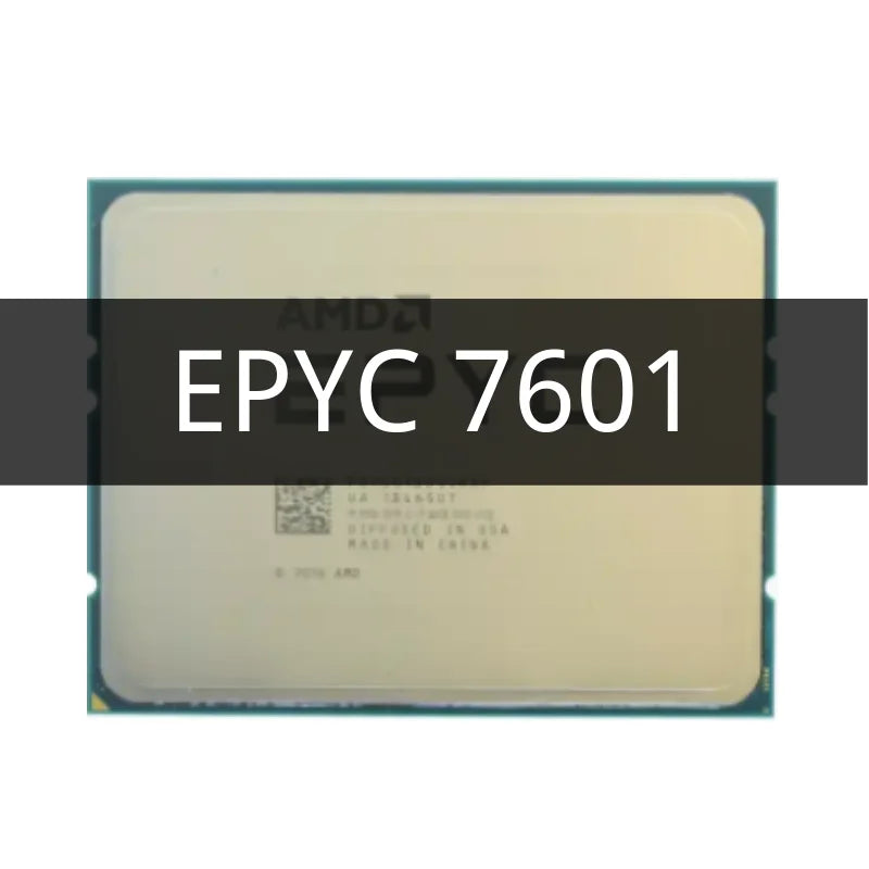 AMD EPYC 7601 Processor, 32 Cores, 64 Threads, 2.2 GHz (3.2 GHz Turbo), Socket SP3, 64MB Cache - Server CPU