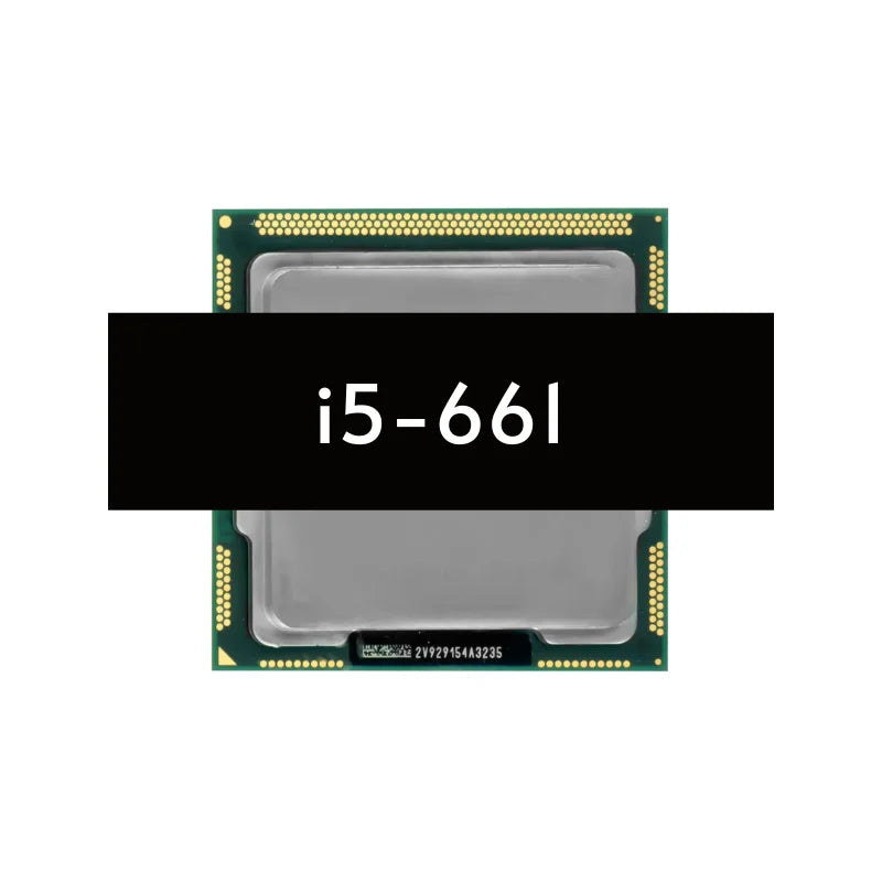 Intel Core i5-661 Processor, 2 Cores, 4 Threads, 3.33 GHz, LGA 1156, 4MB Cache - Desktop CPU