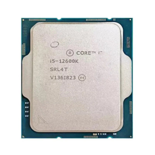 Intel Core i5-12600K Processor, 10 Cores, 16 Threads, 3.7 GHz (4.9 GHz Turbo), LGA 1700, 20MB Cache - Desktop CPU