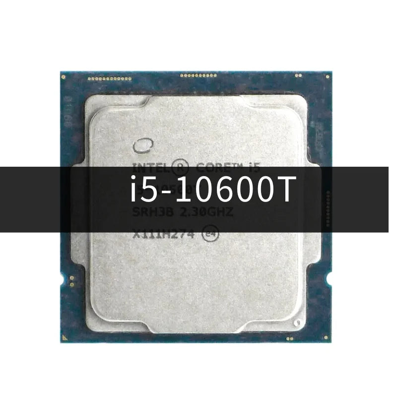 Intel Core i5-10600T Processor, 6 Cores, 12 Threads, 2.4 GHz (4.0 GHz Turbo), LGA 1200, 12MB Cache - Desktop CPU