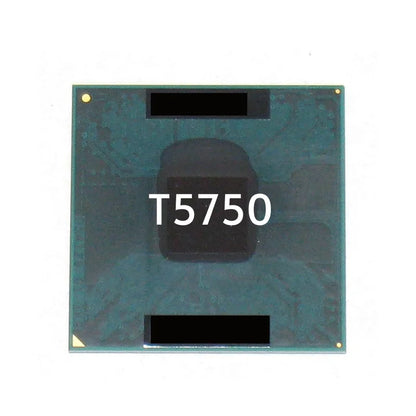 Intel Core 2 Duo T5750 Processor, 2 Cores, 2 Threads, 2.0 GHz, Socket P, 1MB Cache - Laptop CPU