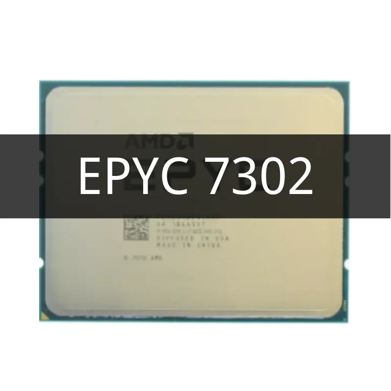 AMD EPYC 7302 Processor, 16 Cores, 32 Threads, 3.0 GHz, Socket SP3, 64MB Cache - Server CPU