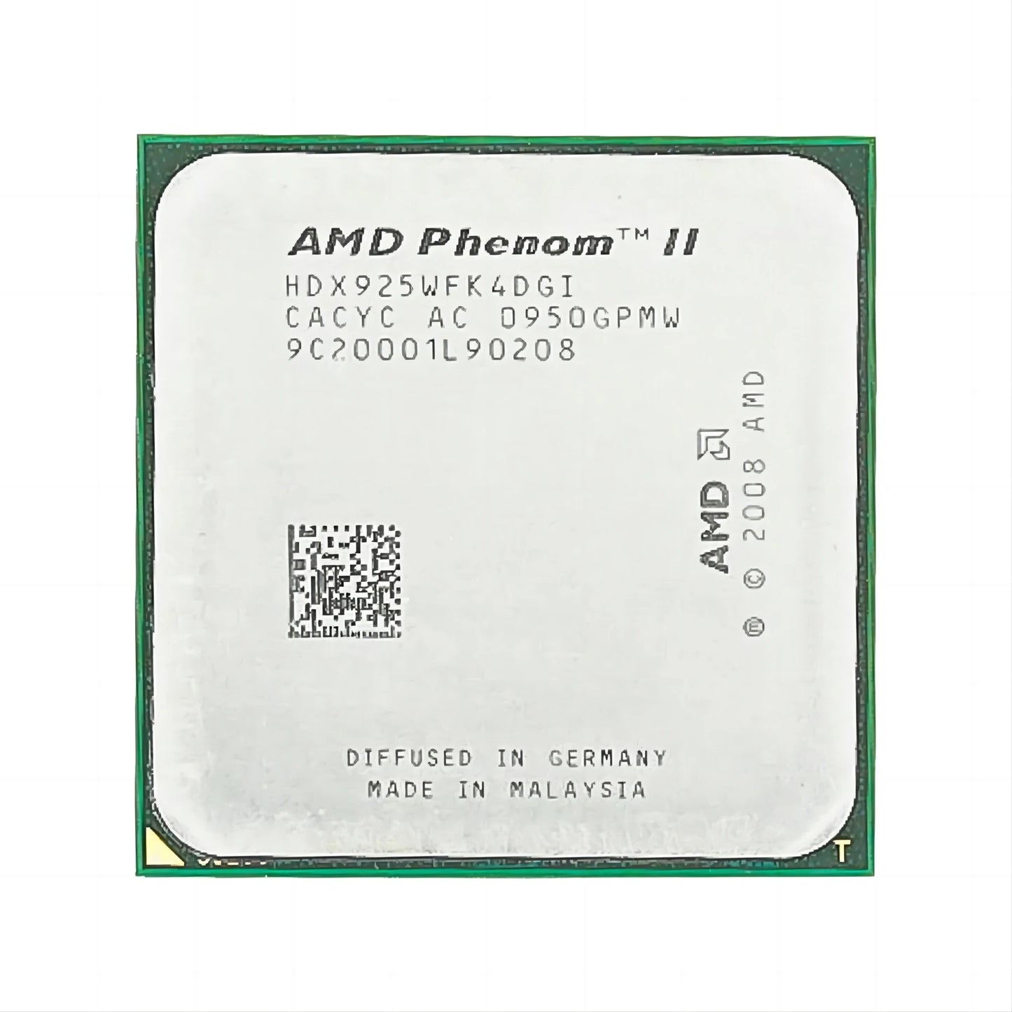 AMD Phenom II X4 925 Processor, 4 Cores, 2.8 GHz, AM3 Socket, 6MB Cache - Desktop CPU