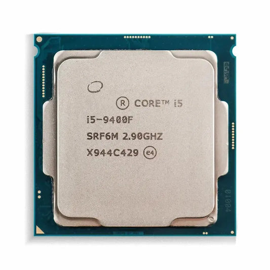 Intel Core i5-9400F Processor, 6 Cores, 6 Threads, 2.9 GHz (4.1 GHz Turbo), LGA 1151, 9MB Cache - Desktop CPU