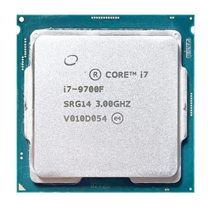 Intel Core i7-9700F Processor, 8 Cores, 8 Threads, 3.0 GHz (4.7 GHz Turbo), LGA 1151, 12MB Cache - Desktop CPU