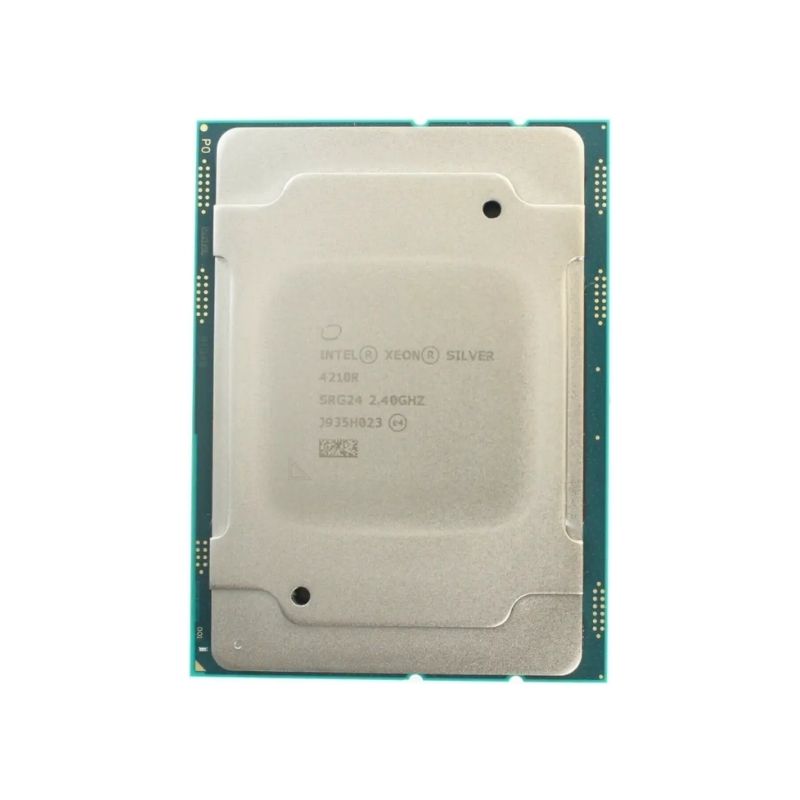 Intel Xeon Silver 4210R Processor, 10 Cores, 20 Threads, 2.4 GHz (3.2 GHz Turbo), LGA 3647, 13.75MB Cache - Server CPU