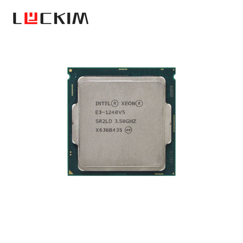 Intel Xeon E3-1240 v5 Processor, 4 Cores, 8 Threads, 3.5 GHz (3.9 GHz Turbo), LGA 1151, 8MB Cache - Server CPU