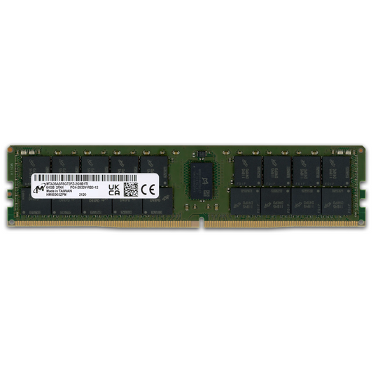 MT DDR4 64GB 2933MHz ECC Registered Memory Module, PC4-23400, CL19 - Server RAM