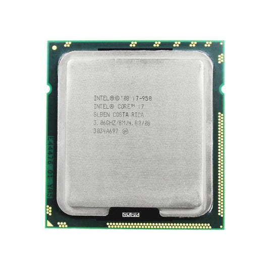 Intel Core i7-950 Processor, 4 Cores, 8 Threads, 3.06 GHz (3.33 GHz Turbo), LGA 1366, 8MB Cache - Desktop CPU