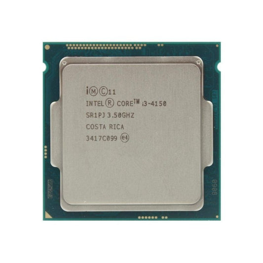 Intel Core i3-4150 Processor, 2 Cores, 4 Threads, 3.5 GHz, LGA 1150, 3MB Cache - Desktop CPU