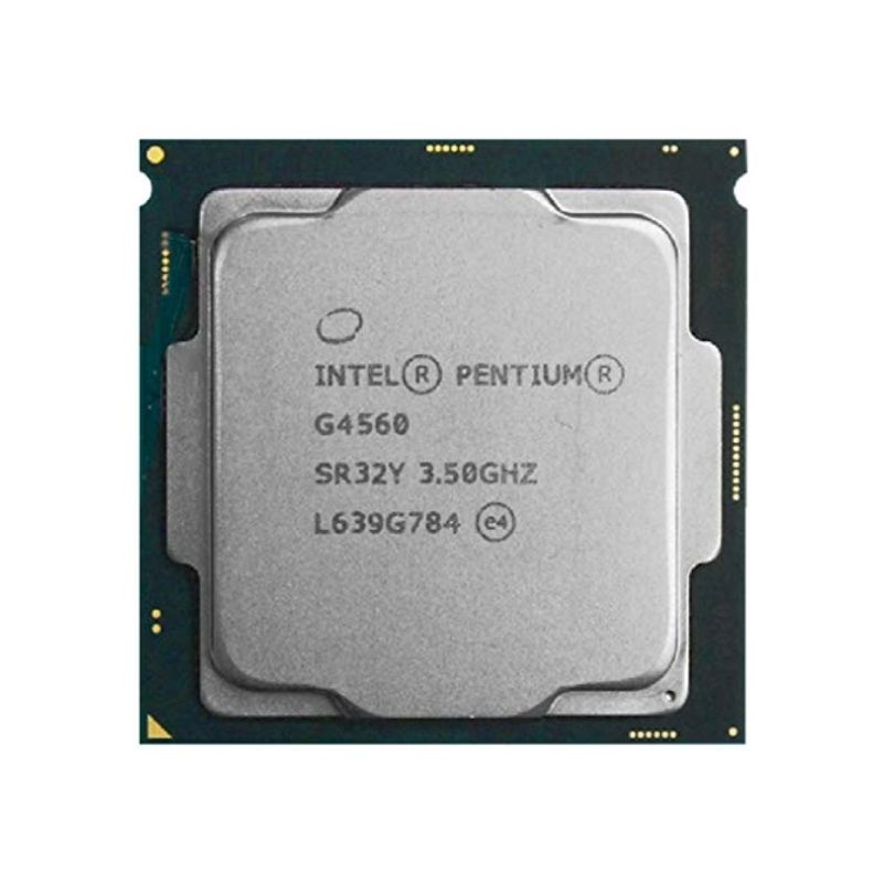 Intel Pentium G4560 Processor, 2 Cores, 4 Threads, 3.5 GHz, LGA 1151, 4MB Cache - Desktop CPU