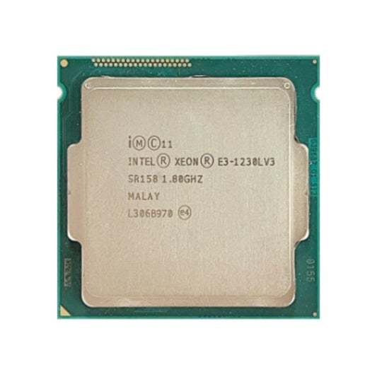 Intel Xeon E3-1230L v3 Processor, 4 Cores, 8 Threads, 2.4 GHz (3.2 GHz Turbo), LGA 1150, 8MB Cache - Server CPU