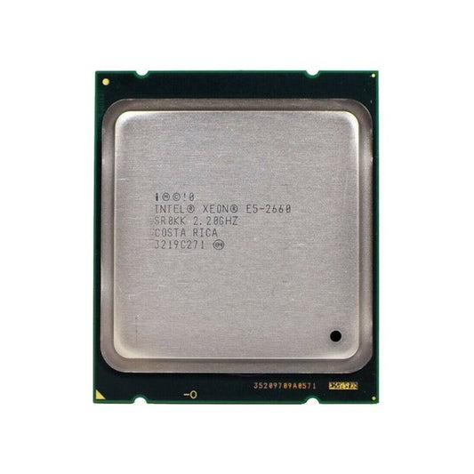 Intel Xeon E5-2660 Processor, 8 Cores, 16 Threads, 2.2 GHz (3.0 GHz Turbo), LGA 2011, 20MB Cache - Server CPU