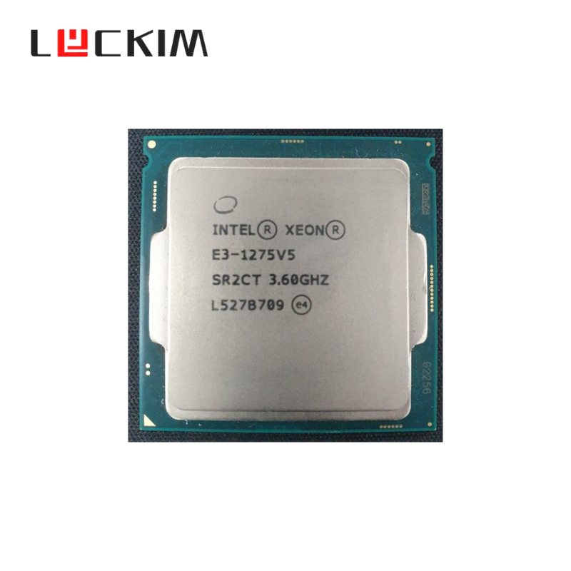 Intel Xeon E3-1275 v5 Processor, 4 Cores, 8 Threads, 3.6 GHz (4.0 GHz Turbo), LGA 1151, 8MB Cache - Server CPU