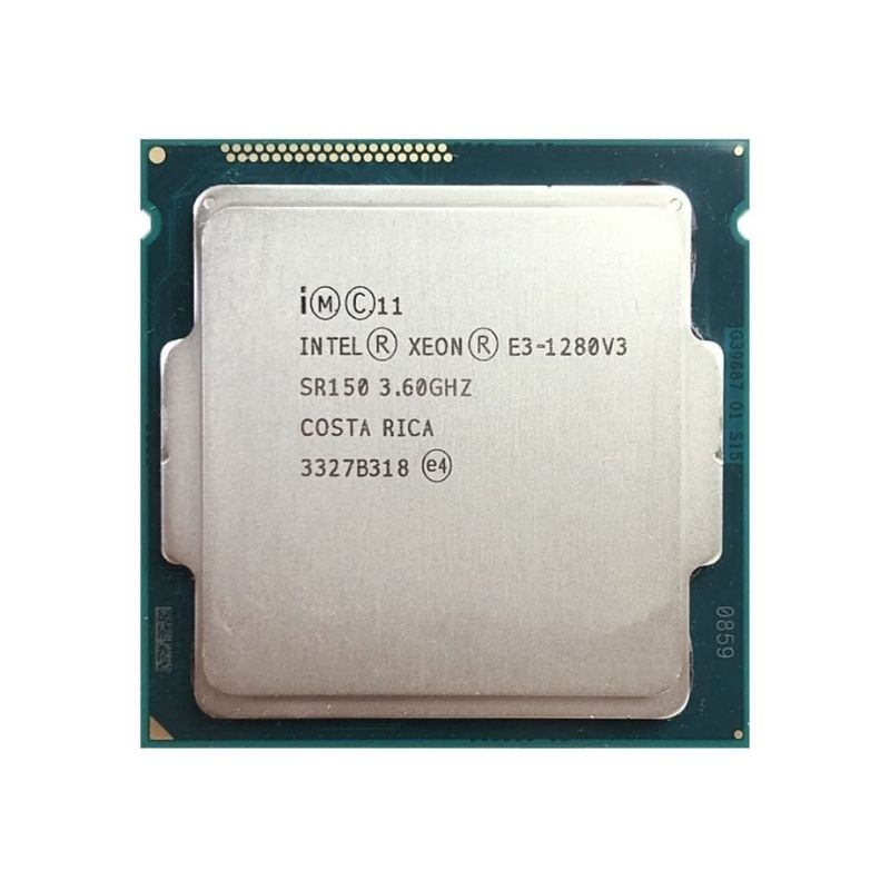 Intel Xeon E3-1280 v3 Processor, 4 Cores, 8 Threads, 3.6 GHz (4.0 GHz Turbo), LGA 1150, 8MB Cache - Server CPU