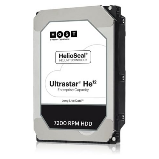 HGST Ultrastar He12 12TB Enterprise Hard Drive, 7200 RPM, 256MB Cache, 3.5" SATA